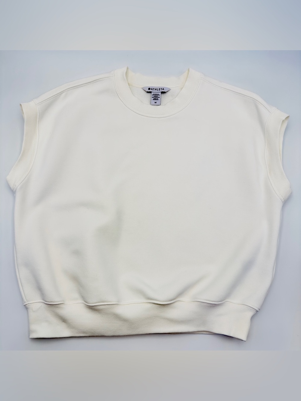 Athleta Men’s Ivory Crewneck Sweatshirt